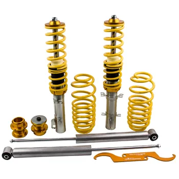 

Lowering COILOVER For VW Volkswagen Golf 4 MK4 1997-2004 Adjustable Suspension SHOCK ABSORBER Kit