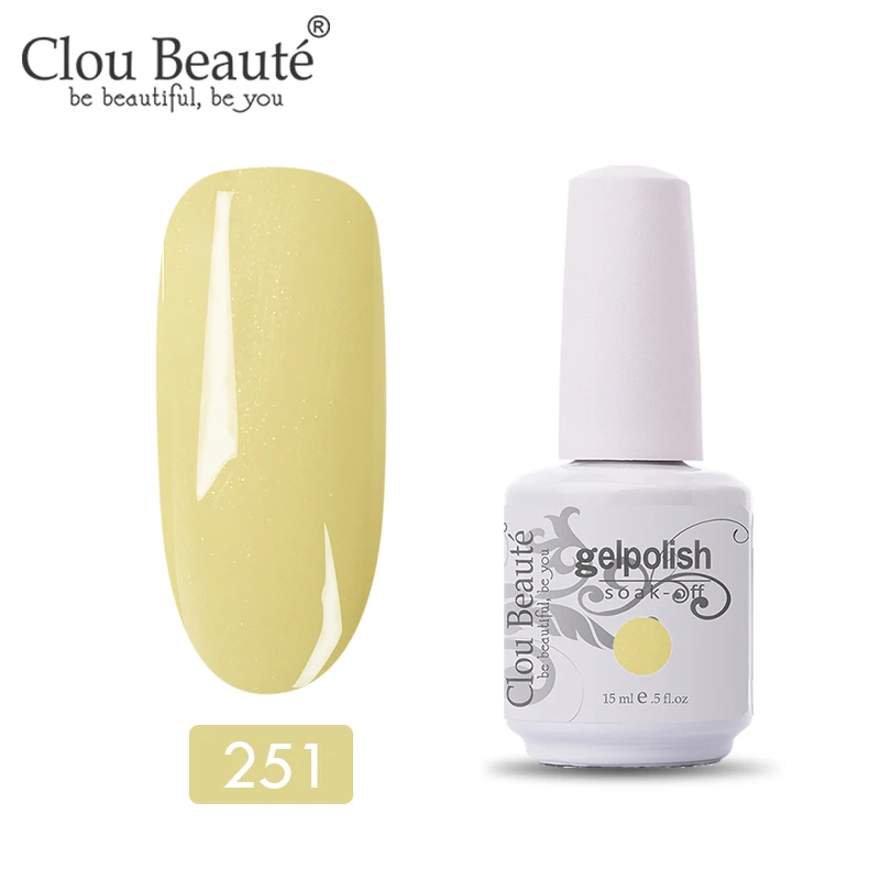 Clou Beaute 15 мл цветной гель-краска УФ-гель для ногтей замачиваемый светодиодный лак для ногтей Гель-лак для ногтей Полупостоянный лак для ногтей - Цвет: 11251