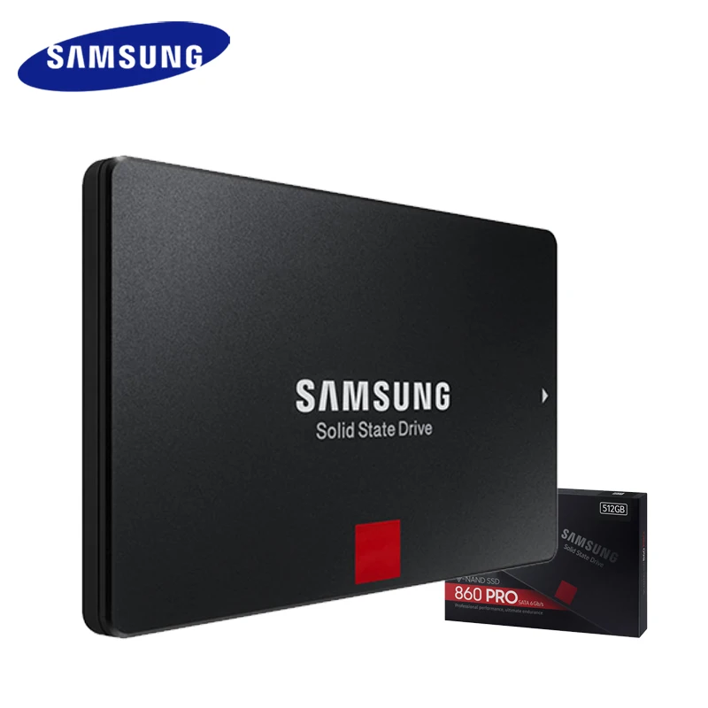 SAMSUNG SSD 860 PRO 256 ГБ 512 Внутренний твердотельный диск HD Жесткий диск SATA 3 2,5 жесткий диск для ноутбука, настольного компьютера, ПК, 1 ТБ 2 ТБ 4 ТБ