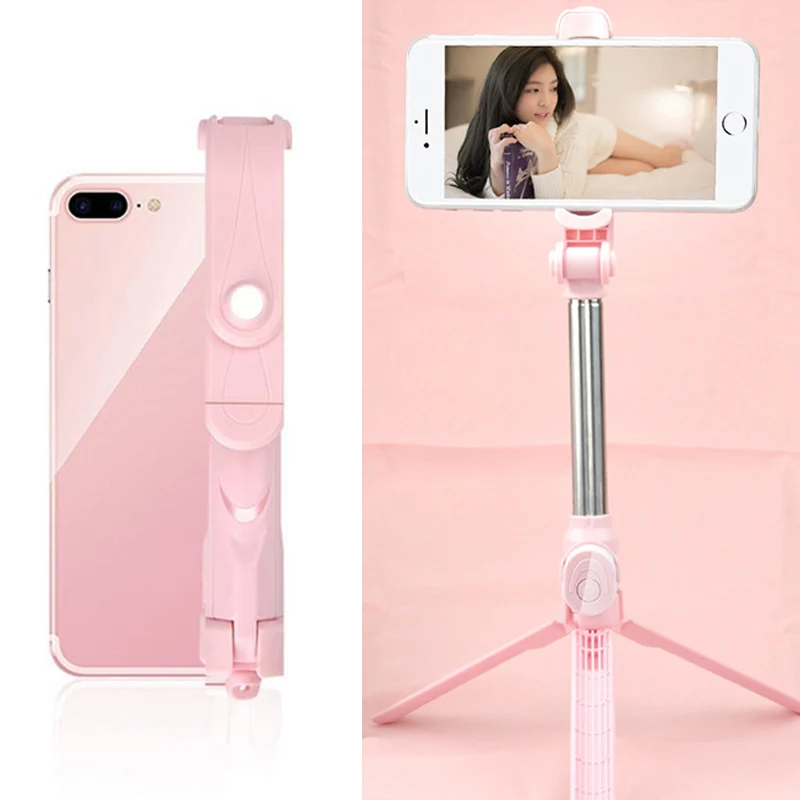 Селфи штатив с держателем для телефона Bluetooth беспроводная палка затвором
