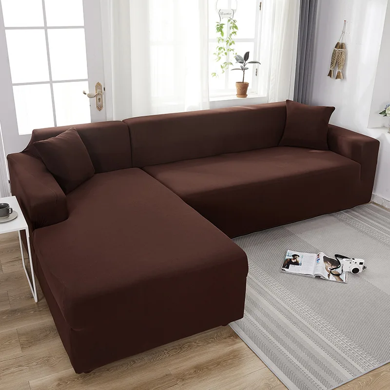 

Modular sofa cover all-inclusive high elastic solid color protective cover all seasons universal machine wash and removable