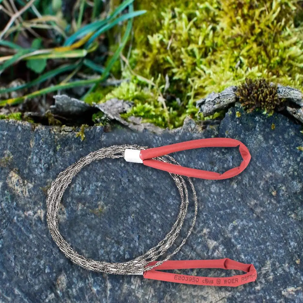 27.5in Hand Chainsaw Stainless Steel Wire Saw For OutdoorSurvival Camouflage Nets Arco Recurvo Camping Car Accessories Camo