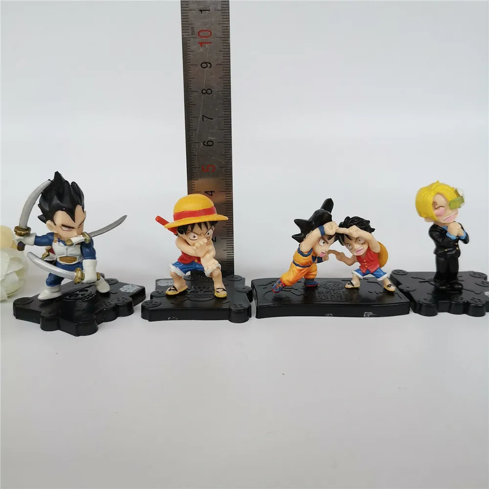 Экшн фигурки из мультфильма Наруто 10 шт./компл. Dragon Ball Z коллекционная игрушка Goku