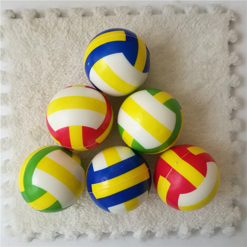 6,3 см детские мини-волейбол сжимаемые игрушки для рук шары антистресс рельефные шарики губка пена детские спортивные игрушки на открытом воздухе для детей