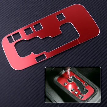 

DWCX Red Gear Shift Panel Decoration Cover Trim Frame Fit For Jeep Wrangler JK 2011 2012 2013 2014 2015 2016 2017