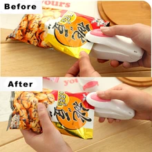 Портативная мини-грелка, упаковочная машина, карманный герметик для пищевых пакетов, герметизирующее уплотнение, бытовые кухонные устройства Инструменты