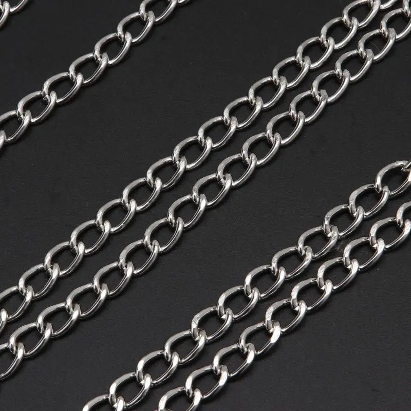 

2Pcs Cool Punk Wallet Belt Chain Pants Chain Secure Travel Wallet Chain Jewelry DXAA