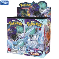 Jeu de cartes Pokemon, bouclier épée, règle de refroidissement, carte commerciale anglaise, évolution, boîte Booster, jouets de collection pour enfants, 324 pièces/360 pièces 