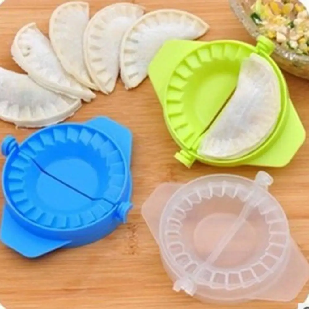 

Plastic Dumplings Mold Manual Dumpling Moulds Device Pack Dumpling Clip Machine Creative Kitchen Gadgets Transparent Accessories