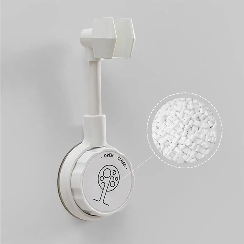 Adjustable Shower Holder Universal Bathroom Showerhead Bracket Nozzle Base Suction Cup Stand White | Обустройство дома