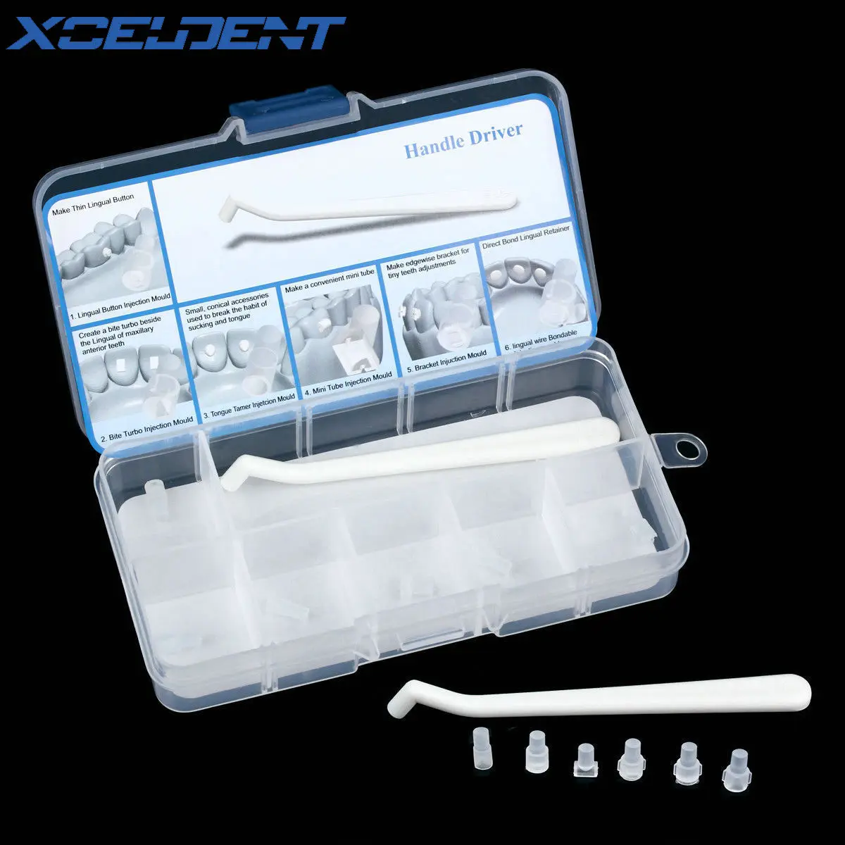 

1Set Dental Orthodontic Mould Mini Accessories Ortho Injection for Dental Lab