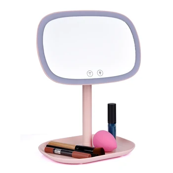 

10X Magnifying Makeup Mirror With LED Light Cosmetic Mirrors Desktop Vanity Mirror Double Sided Backlit Mirrors