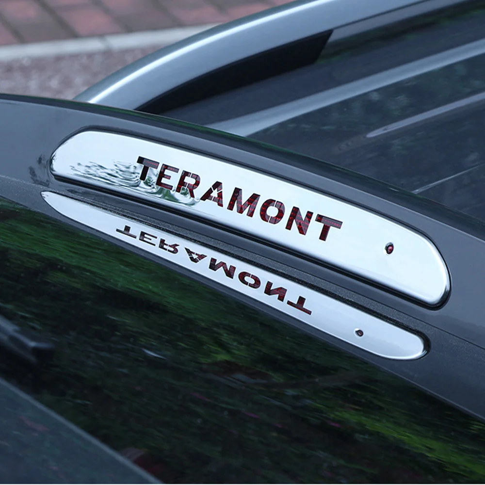 Автомобильные тормозные огни декоративная крышка для Volkswagen Teramont высокое крепление стоп-лампы наклейки модифицированные аксессуары
