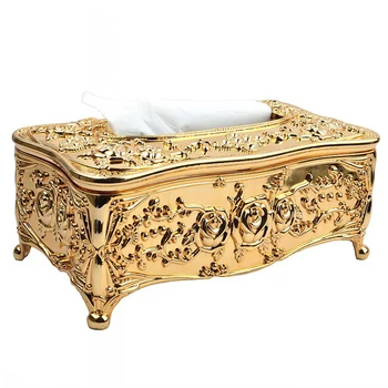 

Case Tissue Box European Style Bathroom Elegant Home Decor Acrylic Cover Holder Kitchen Napkin Office