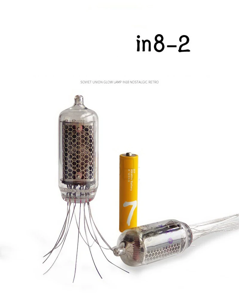1pcs New In8 2 Glow Tube For Glow Clock Nixie Digital Led Clock Desk Table Clocks Aliexpress