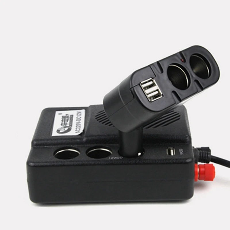 Двойной Автомобильный usb-адаптер складной Автомобильный Прикуриватель разъем Зарядное устройство разъем шнура питания для автомобиля складной