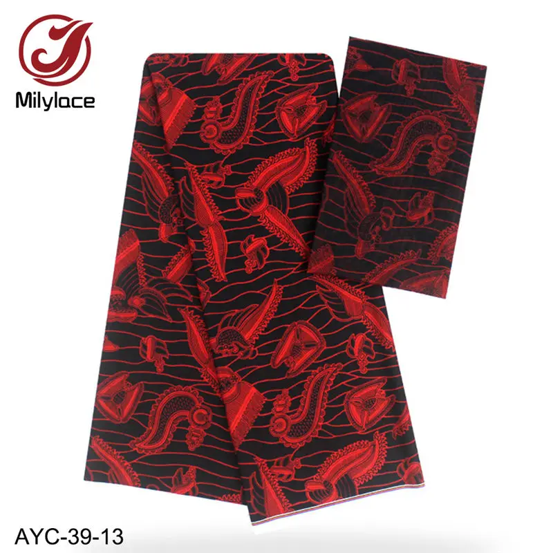 Мягкая приятная на ощупь ткань с принтом Modell, 4 ярда для одежды+ шелковая ткань с принтом для галстука на голову, шарфа, 2 ярда, 1 комплект AYC-39 - Цвет: AYC-39-13