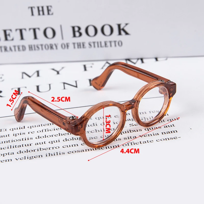 

1pc Mini Cute Round Glasses For Dolls Toy Doll Accessories Gift Accessoires Children Girls Doll Accessories