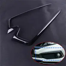 ^#Cheap DWCX 2PCS 3D Sticker ABS Gloss Black Front Fog Light Lamp Hood Eyebrow Cover Trim Mouldings Fit For Honda Civic 2019 2020 ^#Cheap DWCX 2PCS 3D Sticker ABS Gloss Black Front Fog Light Lamp Hood Eyebrow Cover Trim Mouldings Fit For Honda Civic 2019 2020