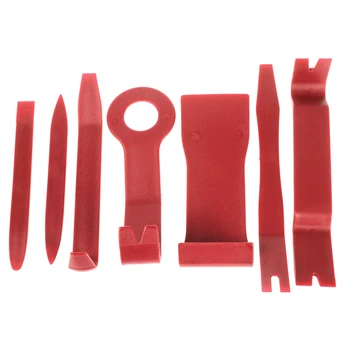 

Car Dashboard Tools 7Pcs Red Plastic Removal Audio Door panels Handheld