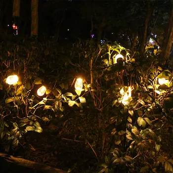 

Solar Bulb String Light Bulb Garden Path Yard Decor Lamp Home Outdoor 12 LED solar light outdoors solar garden light