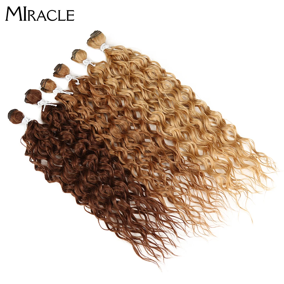 Extensões de cabelo sintético afro kinky cabelo