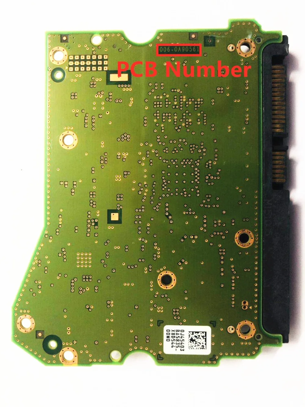 Placa de Pcb Hdd 0a90561 Wd80efax Wd80ezaz Wd100purz Wd100efax Wd80emfax - Imagem 3
