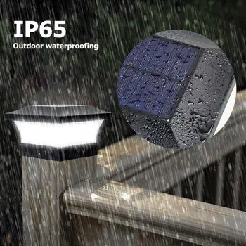 

6LED Solar Garden Post Lamp Outdoor Waterproof Landscape Lamp Villa Decoration Low Power Consumption and Power Saving