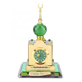 

Muslim Supplies Clock Tower Perfume Model Islamic Handicraft Desktop Decor Home Decoration Accessories