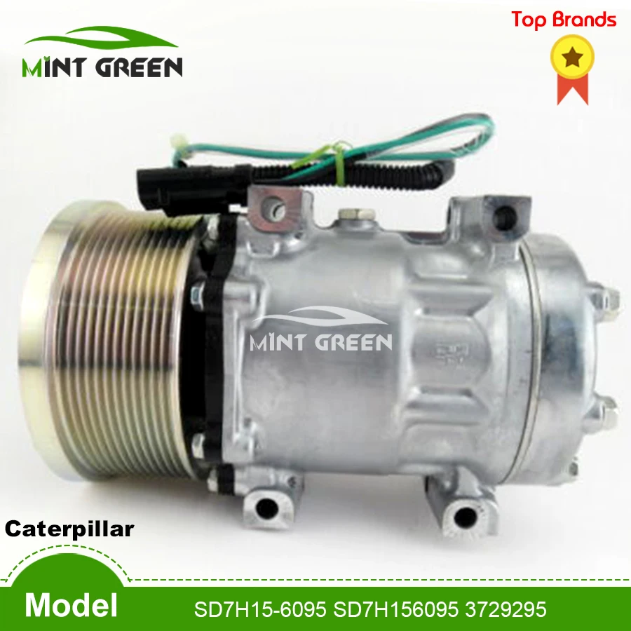 Для компрессора переменного тока 12pk 24V 320D2 329D2 320ELRR 538GF 558LL 320D2FMGF SD7H15-6095 SD7H156095 3729295