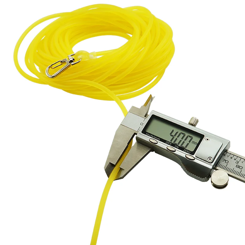 Fishing Rope 3/5/8/10/15/20m Fishing Pole Rope Protection Elastic Rubber rope Prevent Missing Hooks Safety Anti-winding Hose Anti-bite