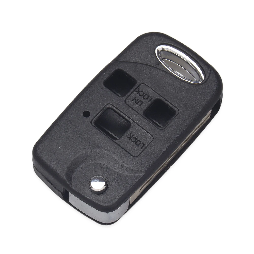 Dandkey 2/3 кнопки дистанционного управления Fob модифицированный флип-чехол для ключей для Toyota Corolla Yaris Carina Cruiser Camry Avensis автомобильный чехол для ключей