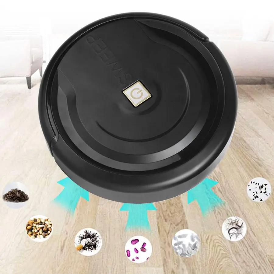 

Intelligent Robot Vacuum Cleaner USB Charging Household Wireless Sweeping Robot Dust Hair Cleaning Mopping Sweeper