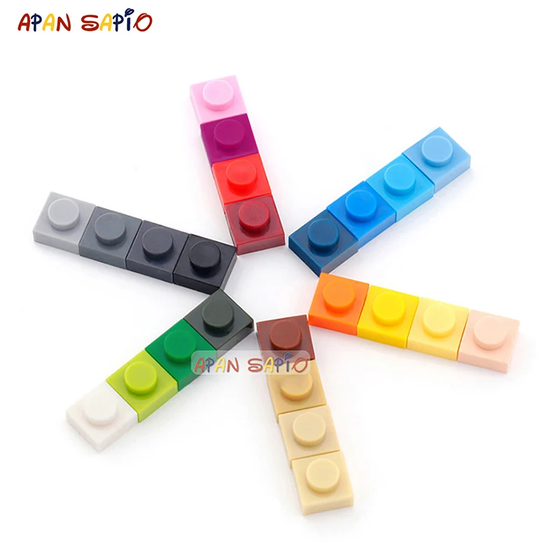 1500pcs DIY Building Blocks 1x1 Dots 25Color Educational Creative Size Compatible 3024 Toys for Children Thin Figures Bricks