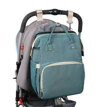 

Portable Crib Storage Bag Multifunctional Foldable Large Capacity Outing Baby Stroller Hanging Bag Diaper Storage Bag