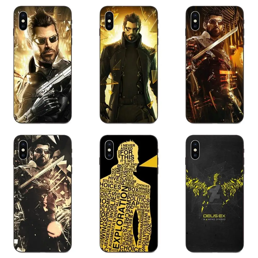 Soft Tpu Fashion Cover Case Deus Ex Mankind Divided Games For Apple Iphone 4 4s 5 5s Se 6 6s 7 8 Plus X Xs Max Xr Phone Case Covers Aliexpress