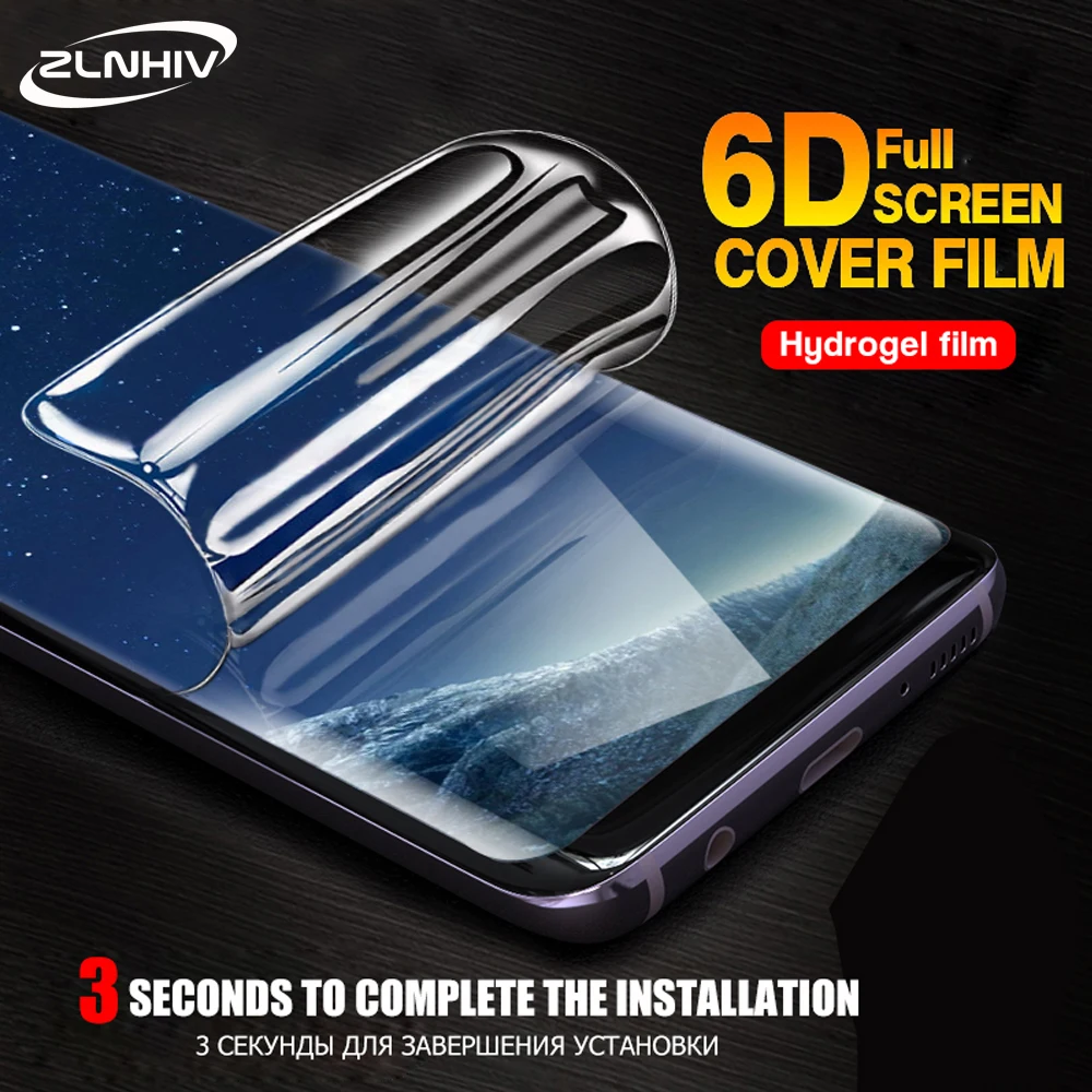 ZLNHIV мягкий полный Чехол для xioami redmi note 7 pro Гидрогелевая пленка протектор 6a 6
