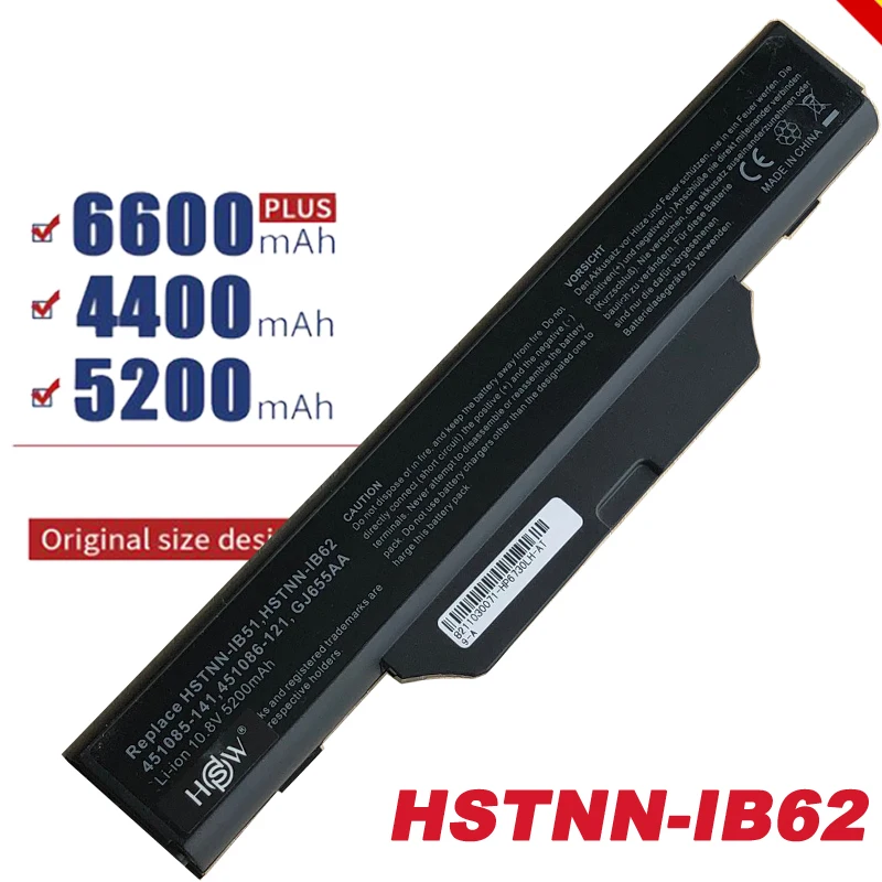 

NEW 6 CELL Laptop Battery For Compaq 615 Compaq 610 Compaq 550 6720 6720s 6730 6735s 6820 6820s 6830 6830s Free Shipping