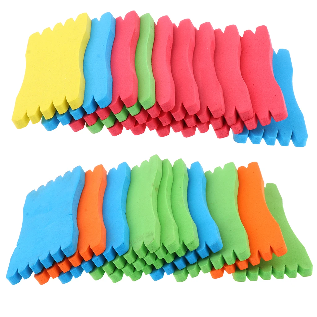 Perfeclan 20pcs Foam Winding Boards Fishing Line Leaders Rigs Storage Board