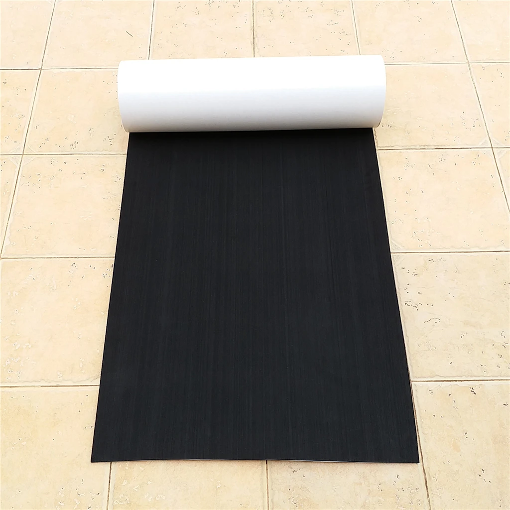 EVA Teak Decking Sheet for Boat Yacht Marine Floor Carpet, DIY Flooring - Self Adhesive & Non-slip - 94.5'' x 25.6''