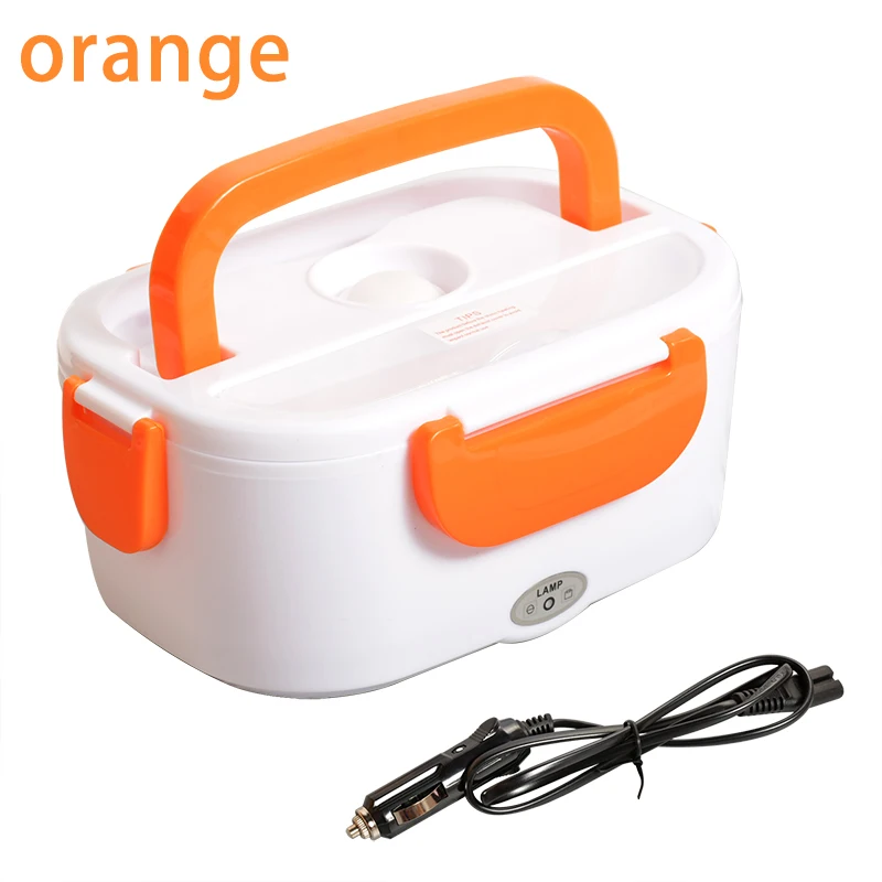  Portable Electric 12V Heated Lunch Box Bento Boxes Auto Car Food Rice Container Warmer For School O