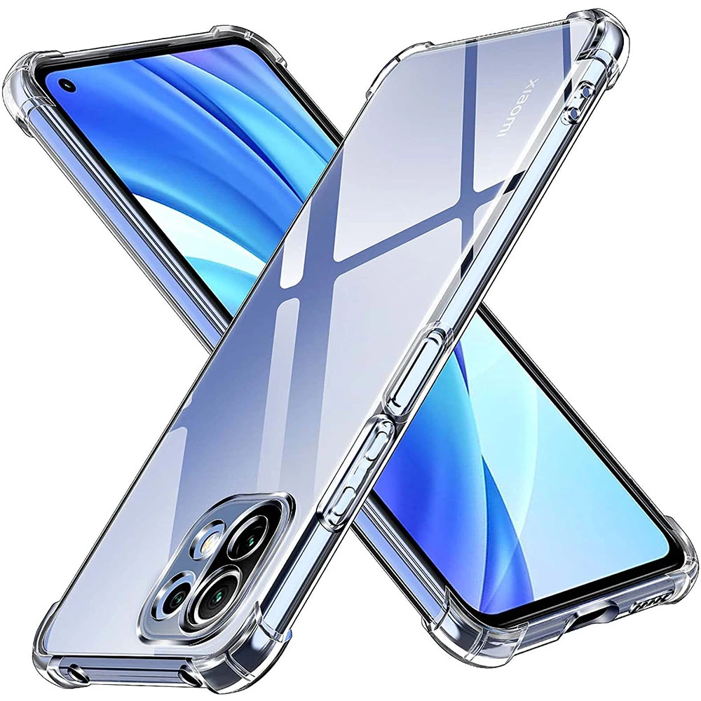 clear iphone 11 Pro Max case 3D Airbag Shockproof Silicone Phone Case For Xiaomi Mi 11 Lite 11i 11X 11T Pro Ultra Thin Soft Back Cover Camera Protect Shell phone cases for iphone 11 Pro Max 