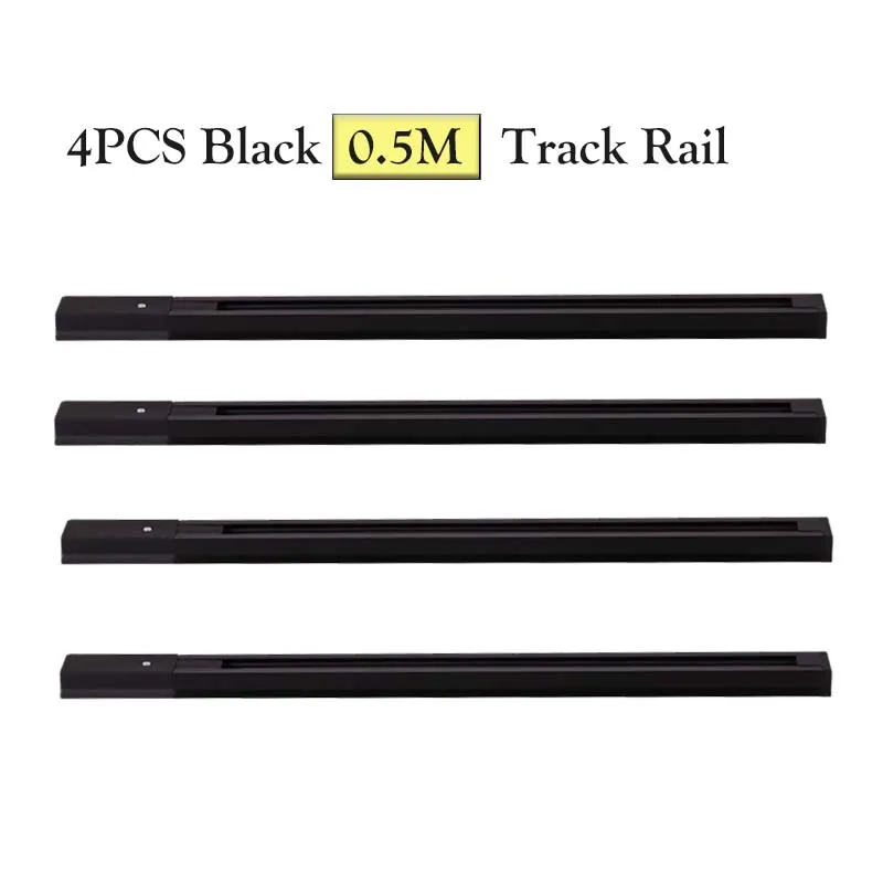 4PCS 0.5M Black