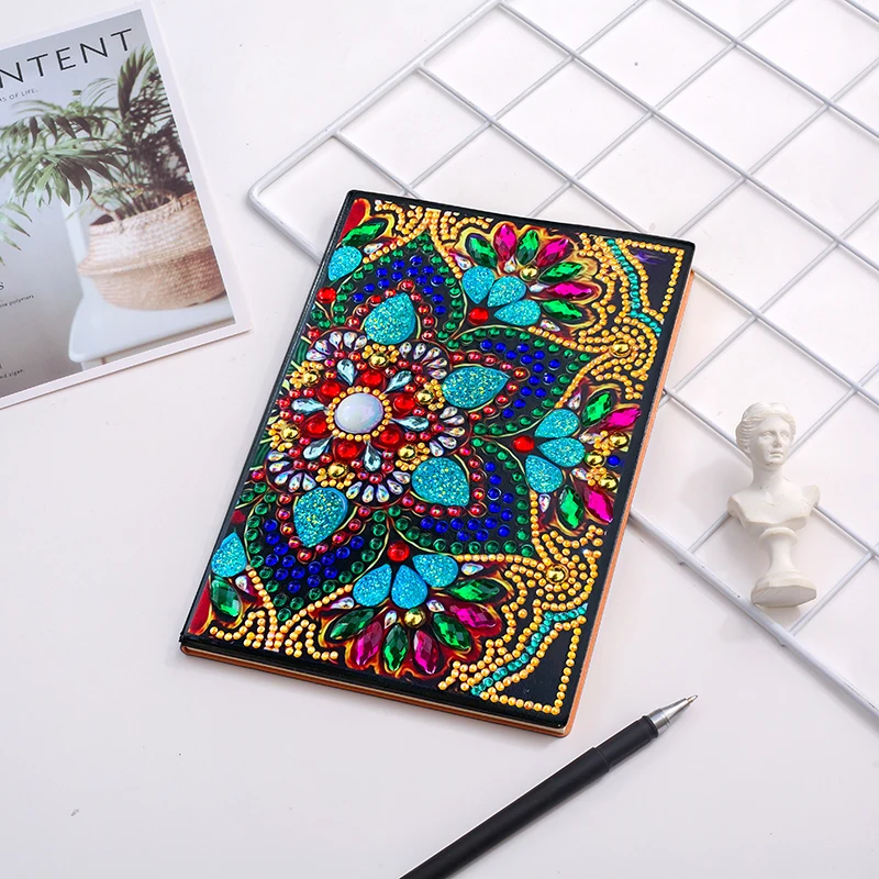 5D DIY алмазная живопись специальная форма Мандала Алмазная вышивка книги 60 листов студентов А5 тетрадь алмазная живопись