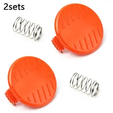 

2Pcs Trimmer Spool Line Cap Cover For Black & Decker Reflex GH400 GLC120 ST5530 CST1000 GL30 GL120C GL280 GL301 GL340 GL420C