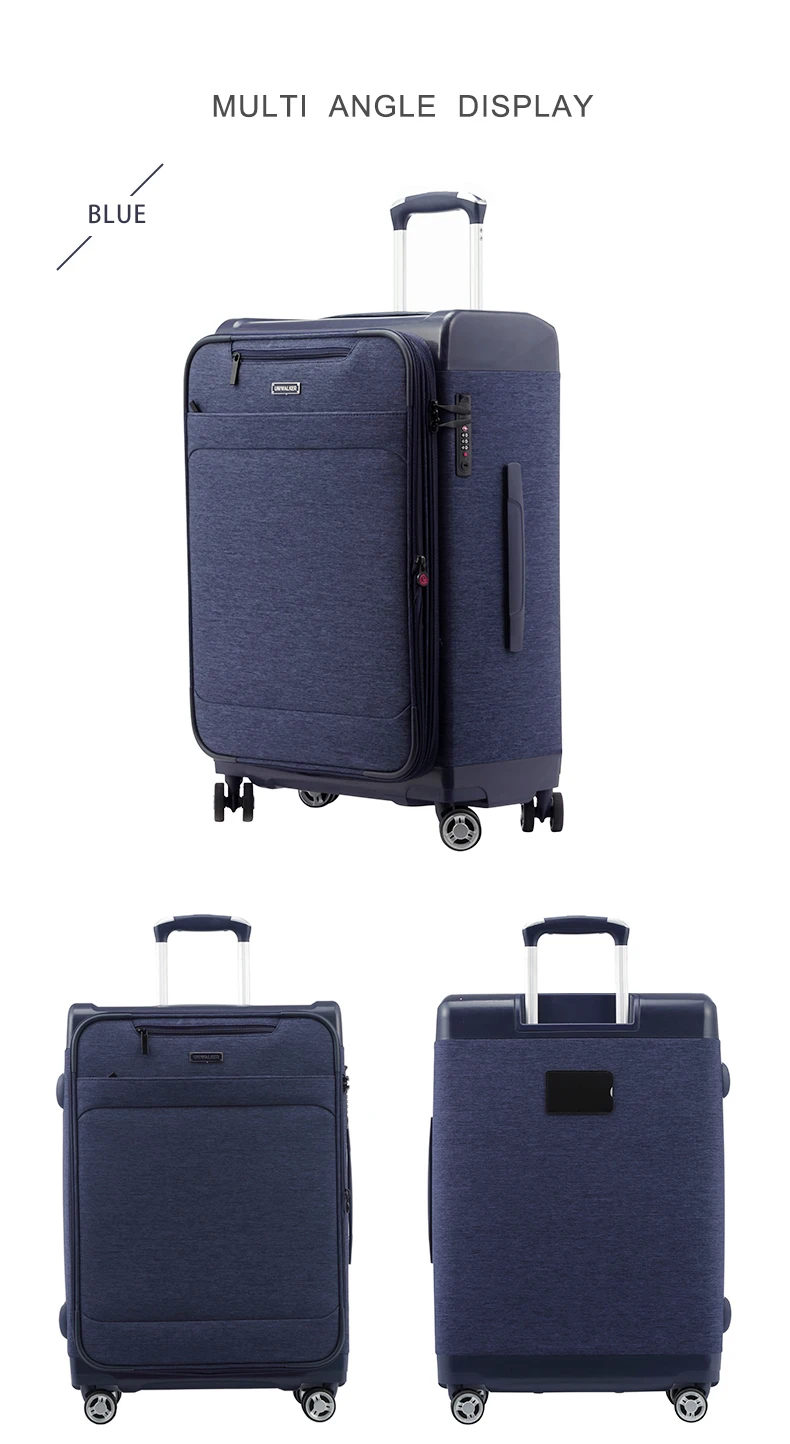 Uniwalker новейший дизайн, мягкий и жесткий чехол для путешествий, багаж, Ручная легкая кабина, размер, детский черный чемодан на колесиках, багажная сумка