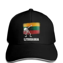Бейсбольная кепка, модная мужская Кепка с изображением скелета, флаг Литвы, бейсболка на Хэллоуин