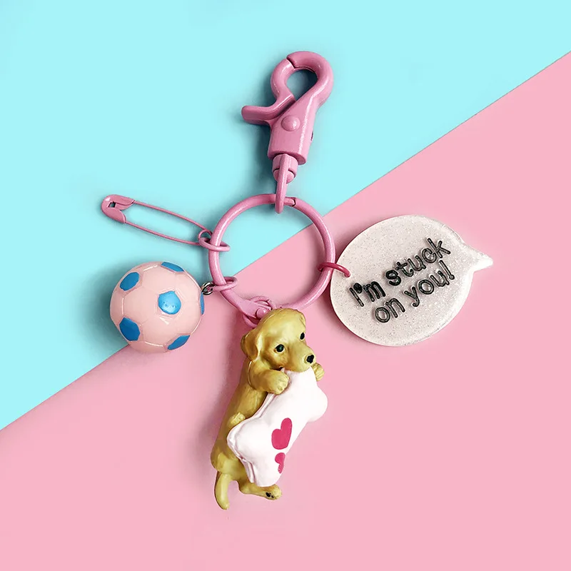 Брелок для ключей с изображением милой смолы, животных, собак, шнауцер, вельш, корги, брелок, подарок для женщин, ювелирный ключ, цепочка для влюбленных собак