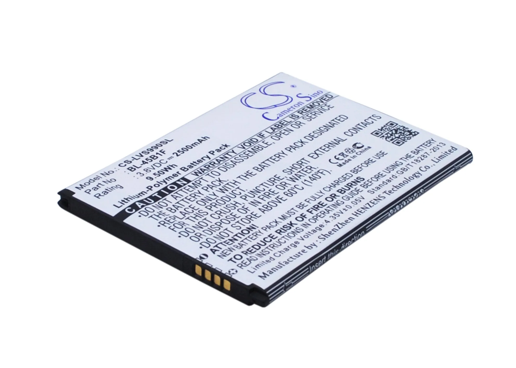 Аккумулятор для LG EAC63118201 H961N H962 H968 Dual SIM K520 K530 K530DY 2500mAh / 9.50Wh | Мобильные телефоны и
