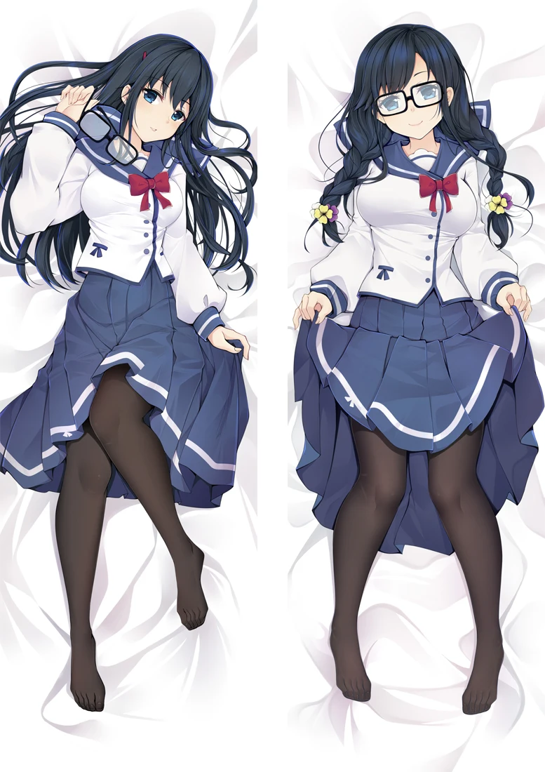 Ore wo Suki nano wa Omae dake ka yo animesexy girl JK sanshokuin sumireko Oresuki Dakimakura наволочка для наволочки - Цвет: 1